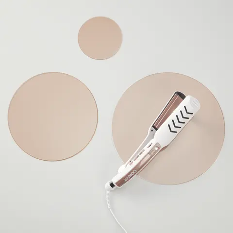 Conair Double Ceramic Flat Iron, Wet/Dry 1.25-inch, Dry Conair Double Ceramic Flat Iron, Wet/Dry 1.25-inch, Dry
