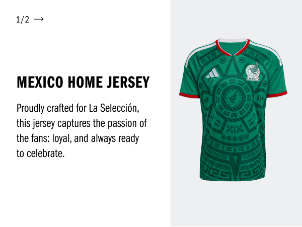 adidas Mexico 26 Home Replica Jersey | Champs Sports