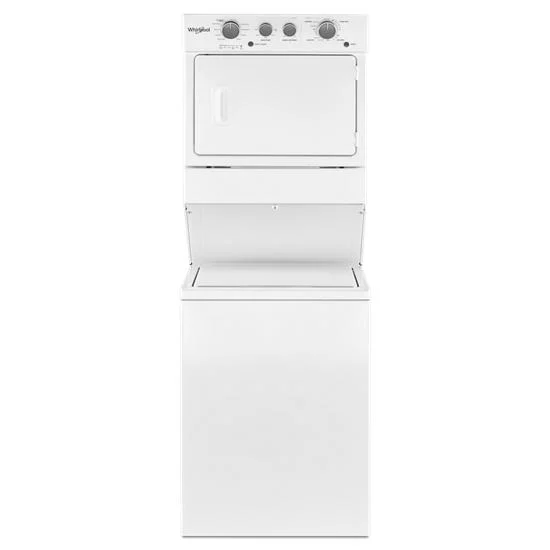 Whirlpool White Electric Stacked Washer Dryer Laundry Center 3.5 5.9 cu.ft. at Menards