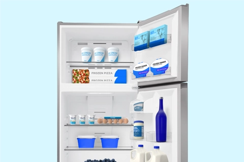 トト 白米27kg 新米 17000円 Midea MRT18D3BST 18 CuFt Garage Ready Top-Freezer Refrigerator in