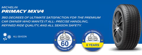 Michelin Primacy MXM4 ZP | 225/55R17 97H | Big O Tires