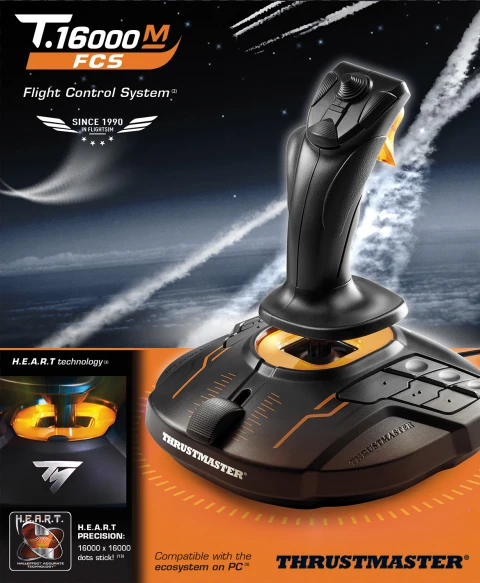 Thrustmaster T.16000M FCS Flight Stick for PC, Joystick