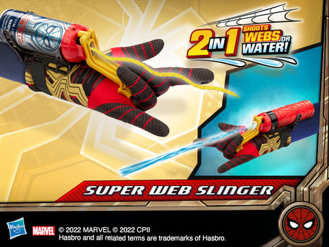 Spier Spiderman Web Shooter pour Enfants, Lanceur Spider-Man