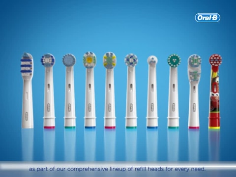 thumbnail video image 2 of Oral-B Floss Action Brush Head - (Pack of 6), 2 of 7