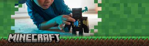  Mattel Minecraft Warden Action Figure with Lights, Sounds &  Attack Mode, Collectible Toy Inspired by Video Game, 3.25-Inch : Toys &  Games