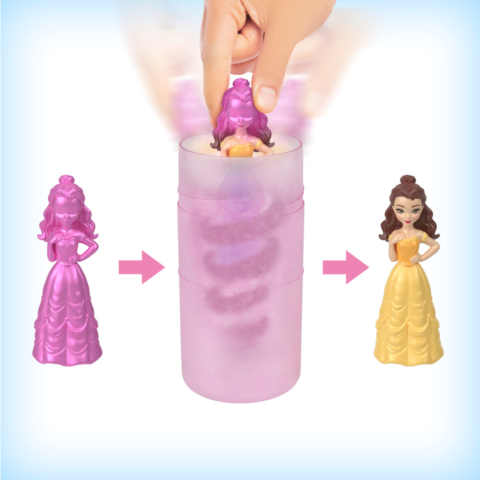 Disney Princess Royal Color Reveal Dolls, 6 Magical Surprises, Party ...
