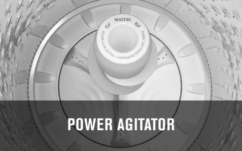 Maytag® 4.7 Cu. Ft. Volcano Black Agitator Top Load Washer with