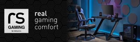 RS Gaming Davanti Vegan Leather High-Back Gaming Office RS Gaming Davanti Vegan Leather High-Back Gaming Office