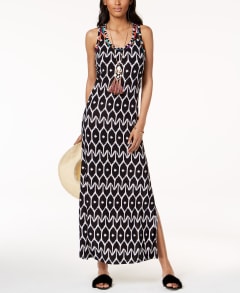 I.N.C. International Concepts Plus Size Halter V-Neck Jumpsuit, Created