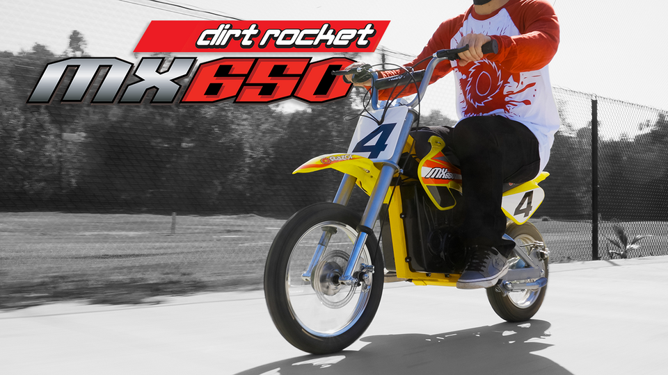 Razor MX650 Dirt Rocket 36V Electric Dirt Bike for Teens & Adults ...