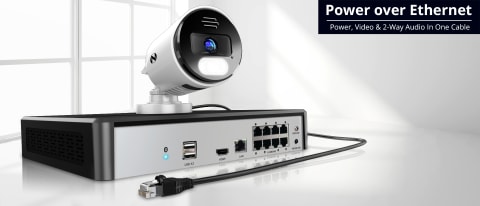 Secure Power Over Ethernet (PoE) Connection 
