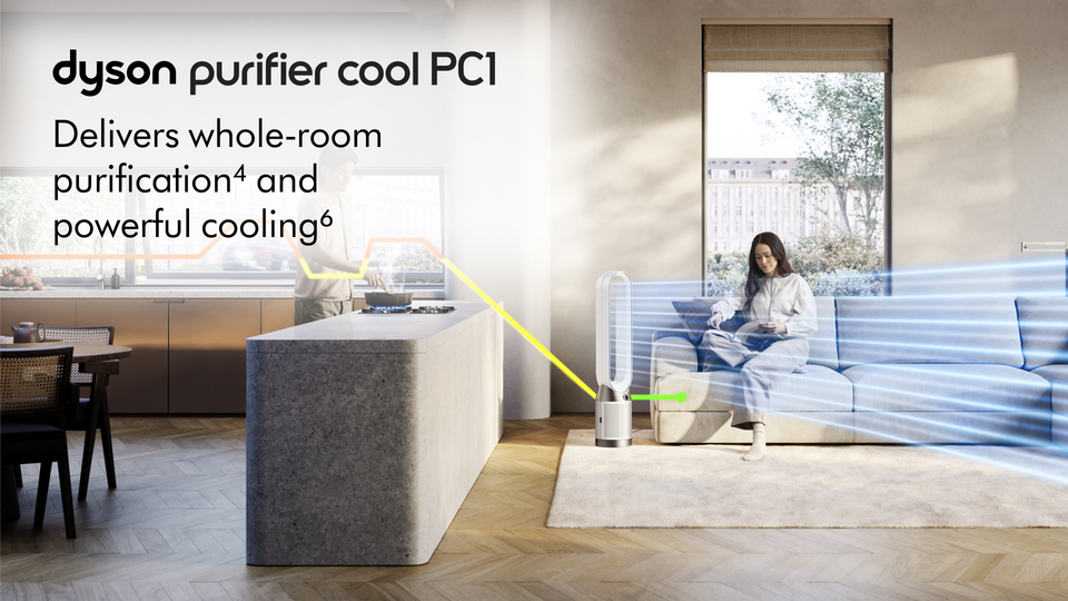 thumbnail video image 2 of Dyson Purifier Cool PC1 | White | New, 2 of 8
