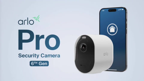 Arlo Pro Outdoor Security Camera 2K HDR (6th Gen, 2025 Release