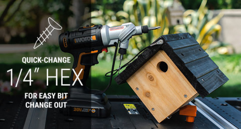Worx Power Share 20V Switchdriver Cordless Drill and Driver, Tool Only -  20599336