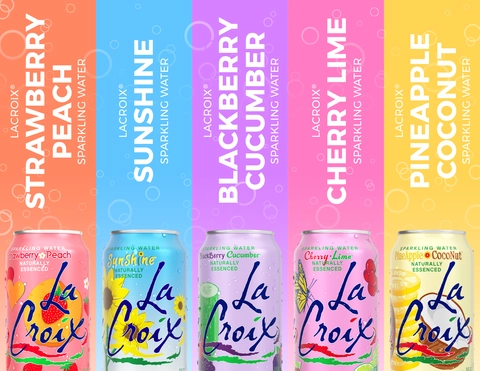 LaCroix Lemon Sparkling Water 12pk 12oz Cans