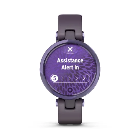 Garmin Lily™ Fitness Smartwatch, Rose Gold Bezel, Light Sand