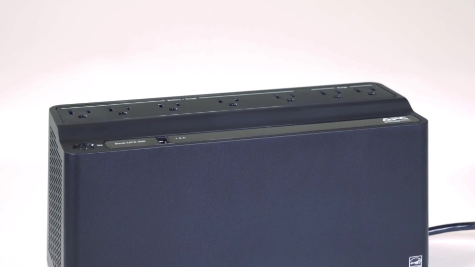 APC UPS Battery Backup, 650VA 360W Uninterruptible Power Supply - Black  (BVN650M1) 