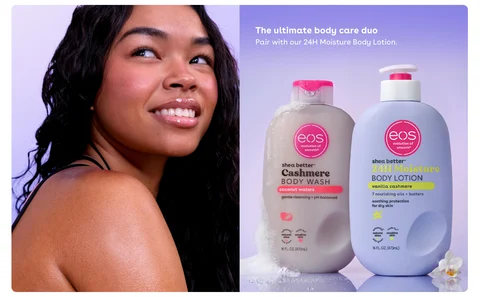 layer eos body wash and lotion