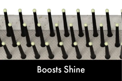 Ion-charged bristles hydrate, add shine, and tame frizz. The soft-tip bristles are gentle, while anti-static tech keeps hair smooth and shiny. Anti-static.