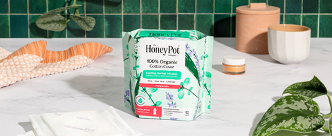 Lifestyle image of Postpartum Pads