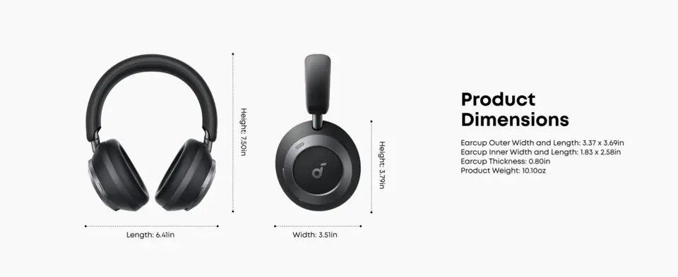 Soundcore by Anker Space One Pro True Wireless Over the Ear Noise
