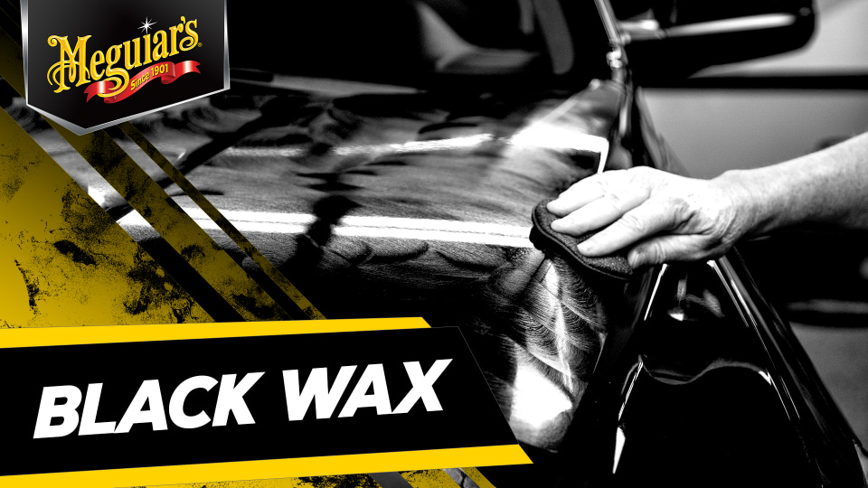 Meguiar's Black Wax, Black Car Wax Creates Deep Reflections and Gloss, G6207, 7 oz