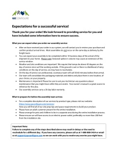 View Expectations For Successful Installation Service PDF