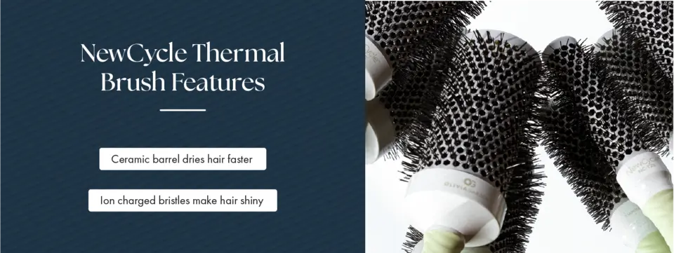 Ceramic barrel dries hair faster