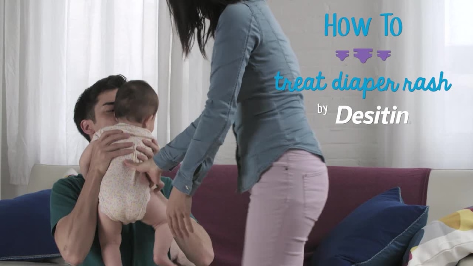 thumbnail video image 3 of Desitin Daily Defense Baby Diaper Rash Cream, Butt Paste with 13% Zinc Oxide, 4 oz, 3 of 12