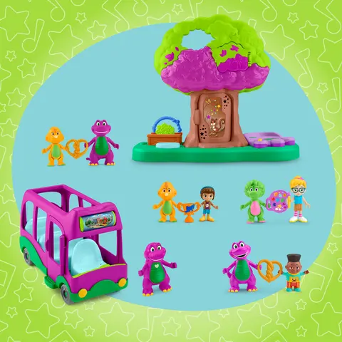 Free Shipping! Barney's World Lights and Sounds Treehouse