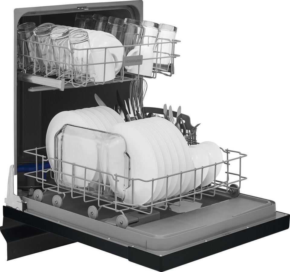 Frigidaire - 24 Built-In Dishwasher - Black