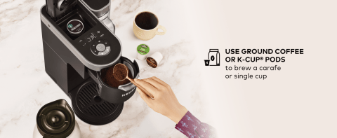  Keurig K-Duo Special Edition Coffee Maker, Silver & Under Brewer  Storage Drawer, Coffee Pod Storage, Holds Upto 35 K-Cup Pods, Black: Home &  Kitchen