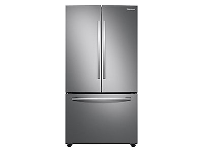 SAMSUNG 3-Door Refrigerator, Electric Range, Microwave, and