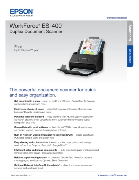 epson scansmart software