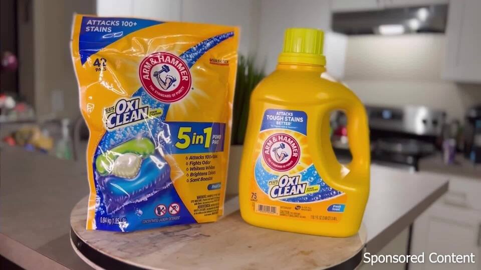 Arm & Hammer Plus OxiClean 5in1 Power Paks, 42 Count, NoMess Formula