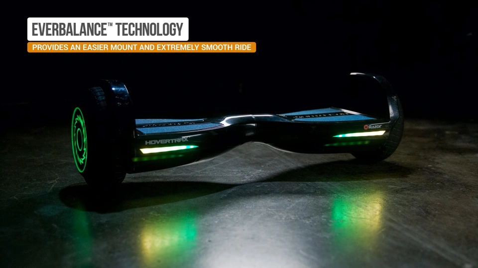 Razor Black Label Hoverboard with LED Lights - Fast Speed
