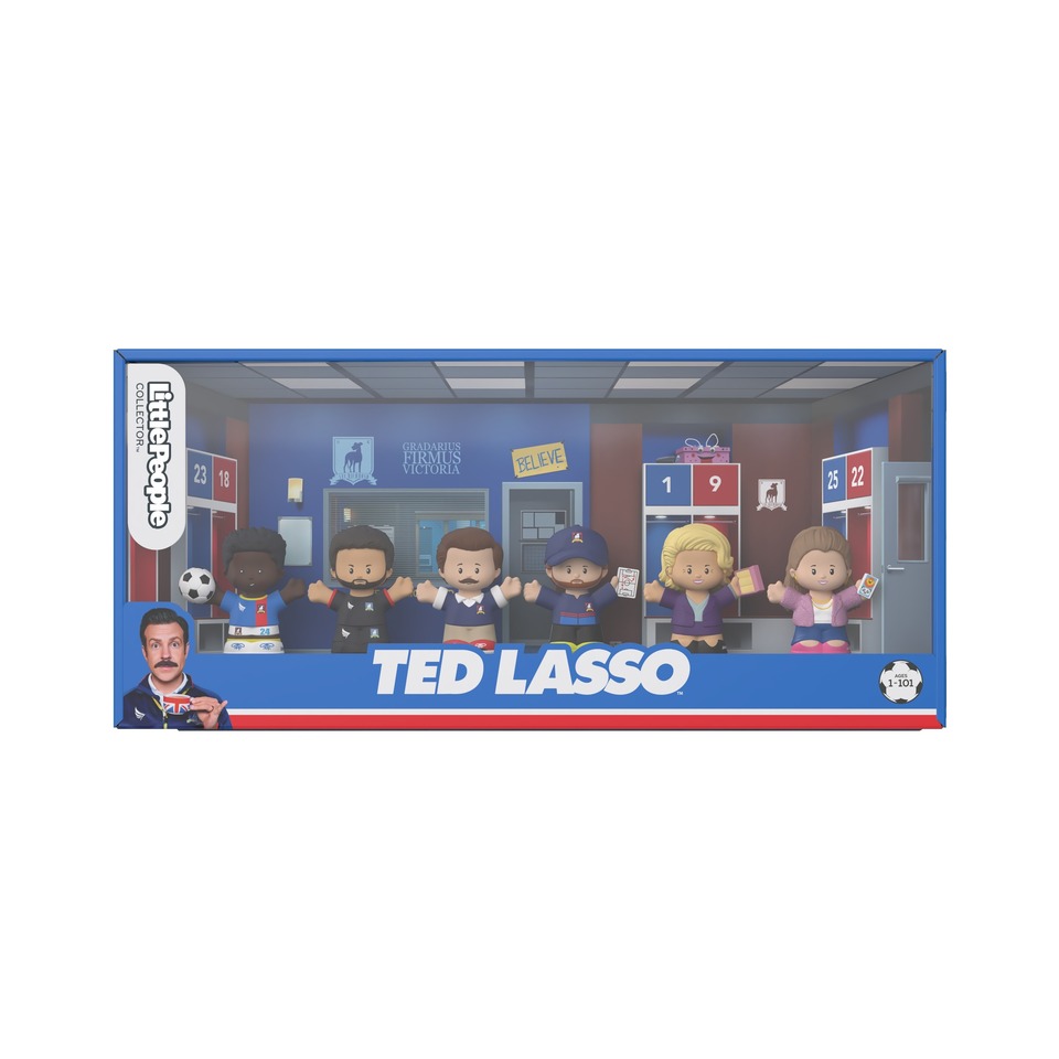 thumbnail video image 2 of Little People Collector Ted Lasso Special Edition Set for Adults & Fans, 6 Figures, 2 of 7