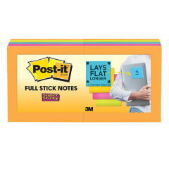 Post-it Extreme Notes, Works outdoors, Removes cleanly, 100X the holding  power, Green, Orange, Yellow, 3 in x 3 in, 3 Pads/Pack, 45 Sheets/Pad