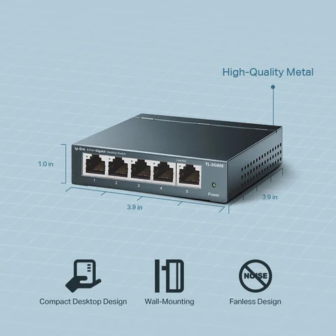 TP-Link 5-Port 10/100/1000Mbps Desktop Switch | Dell USA