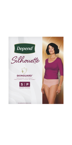 Depend Fresh Protection Incontinence Underwear for Women Maximum, S, 19Ct