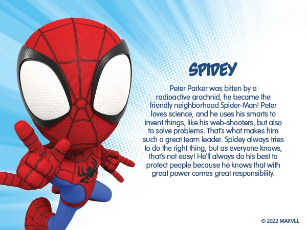 Marvel Spidey and His Amazing Friends 20,3 cm Spider-Man pluche