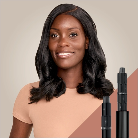 Curl and set automatically using Coanda Technology.