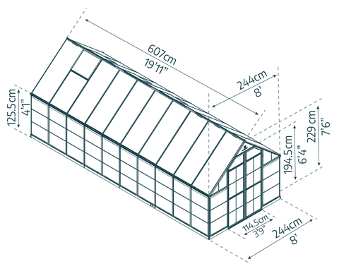 Balance 8 ft. x 20 ft. Specifications