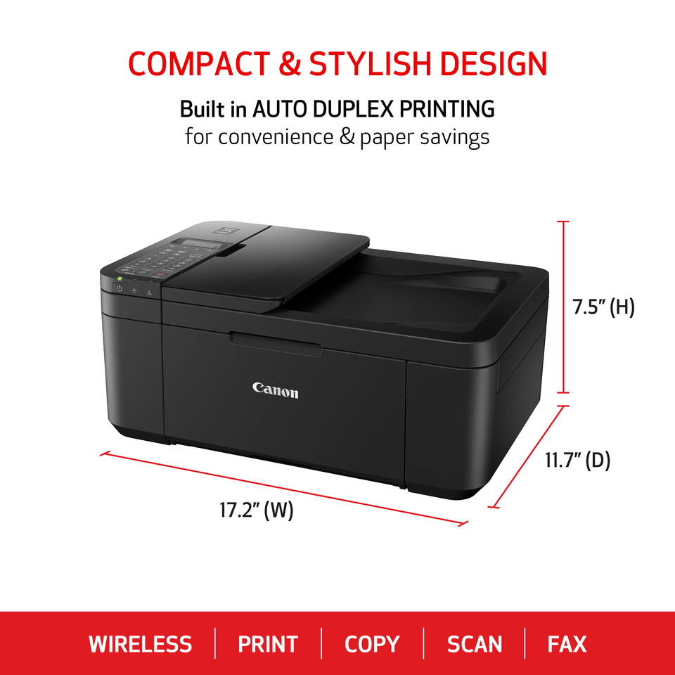 Canon PIXMA TR4720 Wireless All-In-One Inkjet Printer with Fax, Eligible  for PIXMA Print Plan Ink Subscription Service Dell USA