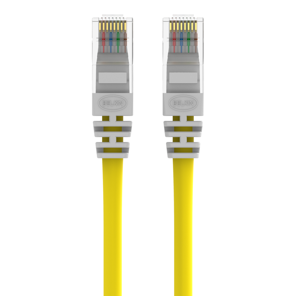 Belkin Cat5e Crossover Cable RJ-45 Male Network RJ-45 Male Network  10ft Red A3X12610RED 722868155974