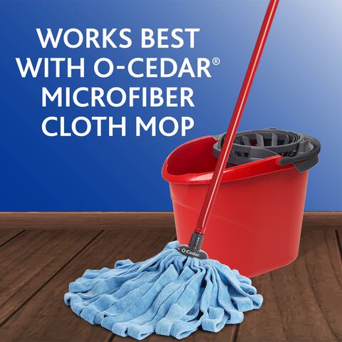 QuickWring™ Bucket & Microfiber Cloth Mop System