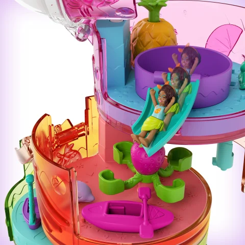 Polly Pocket ウォータースライダーセット Polly Pocket Spin 'n Surprise Compact Playset with 2 Micro Dolls