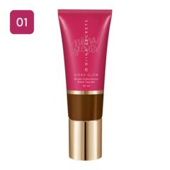 Imagem frontal do produto Base Hidra Glow Niina Secrets