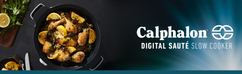 Digital Sauté Slow Cooker, Dark Stainless Steel | Calphalon