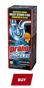 Drano Kitchen Granules Clog Remover, 8.8 oz (Pack of 3)